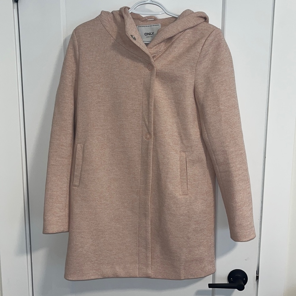 Pale pink ONLY sweater jacket- like new